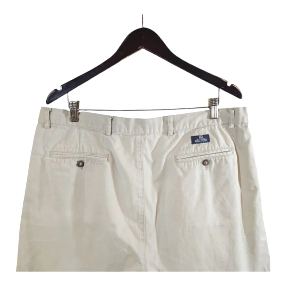 Vintage Givenchy Activewear 100% Cotton Pleated Khaki Shorts Golf Men's 40